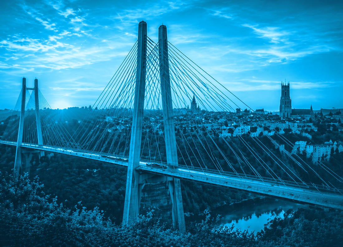 Poya Brücke in Freiburg